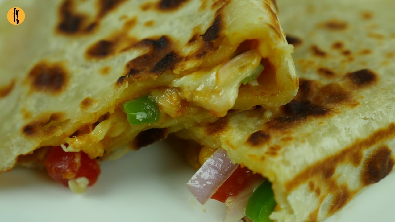 Pizza Paratha Recipe by Food Fusion