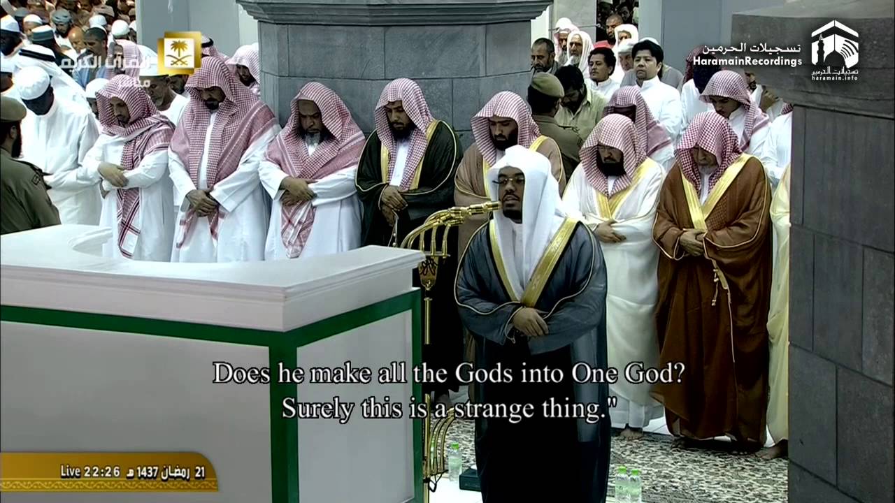 22nd Ramadan 1437 Makkah Taraweeh Sheikh Dosary