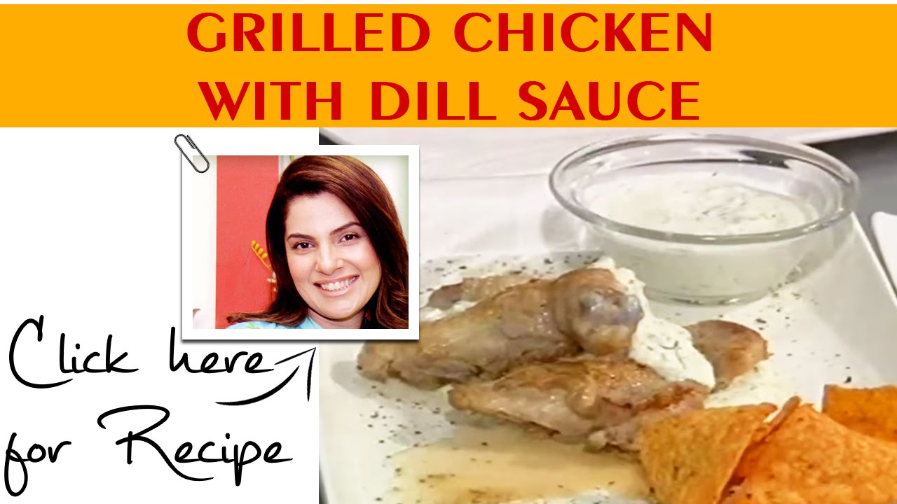 Lively Weekend Recipe Grilled Chicken with Dill Sauce by Kiran Khan Masala TV 17 September 2016
