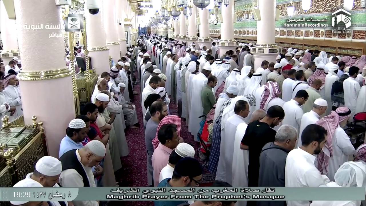 9th Ramadan 1437 Madeenah Maghrib Sheikh Qaasim