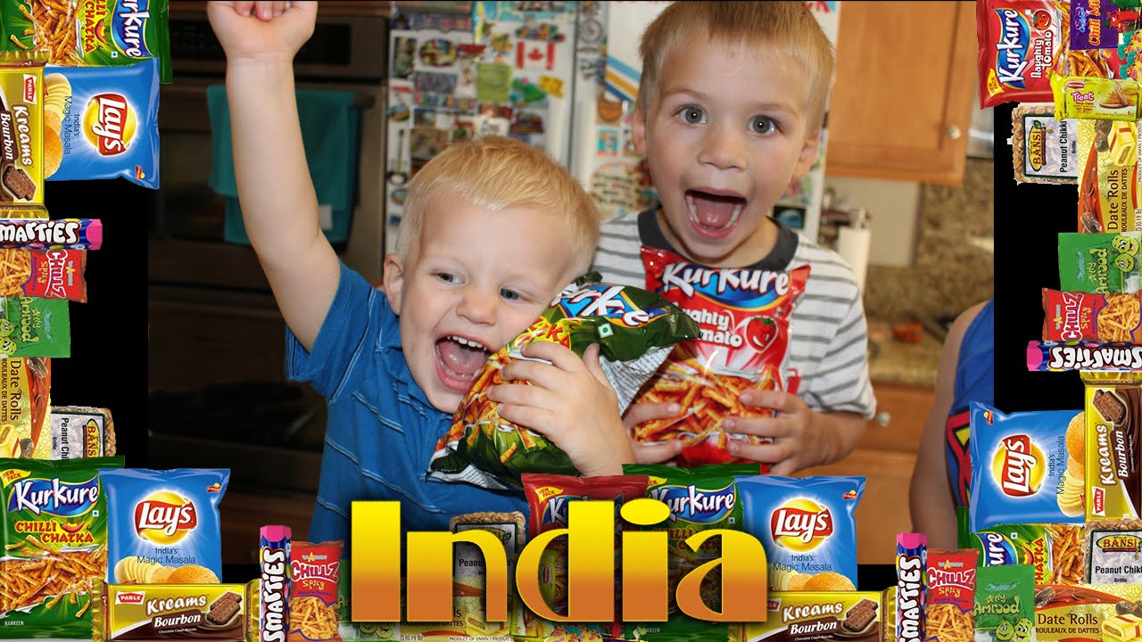 Kids Try Foods From India || Universal Yums