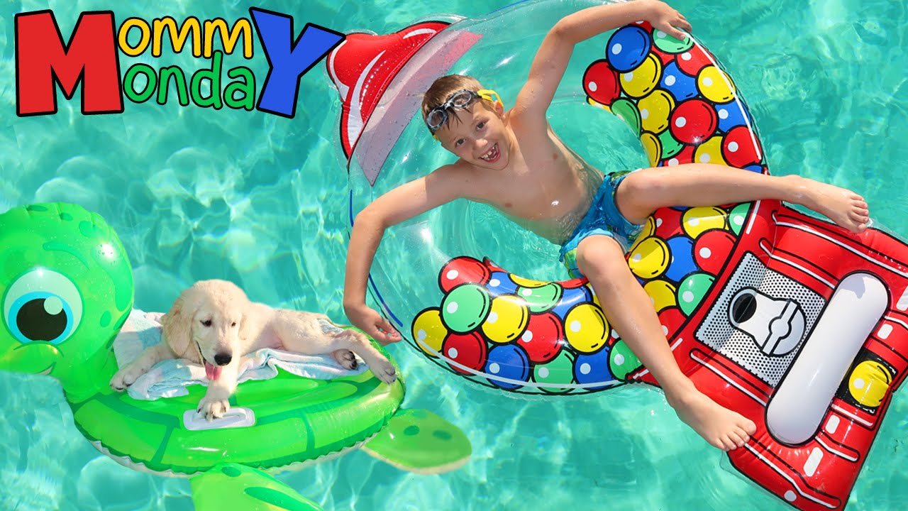 Puppy Pool Party || Mommy Monday