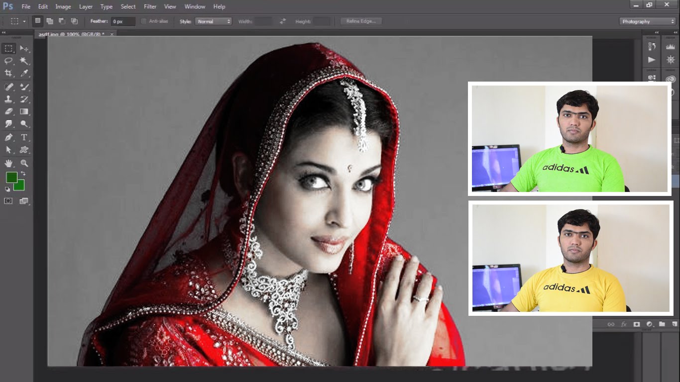 Photo Effects & Change color from Color Range in Photoshop