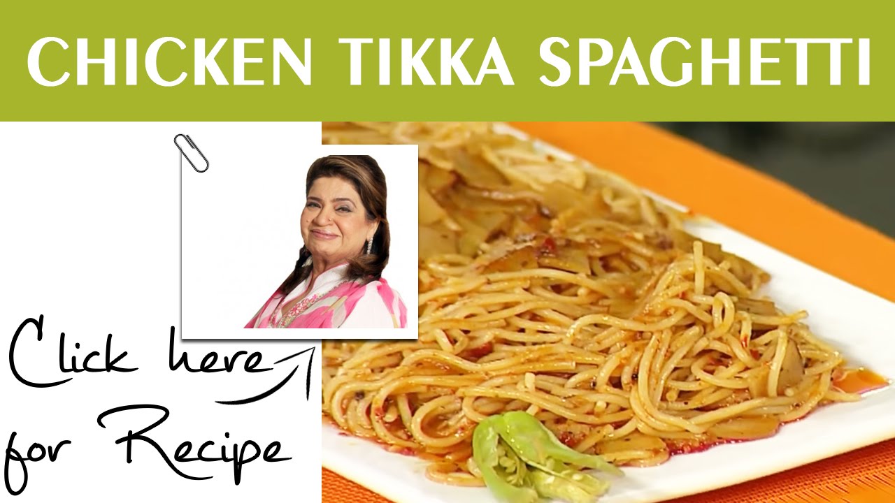 Masala Mornings Recipe Chicken Tikka Spaghetti by Chef Shireen Anwar Masala TV 13 July 2016