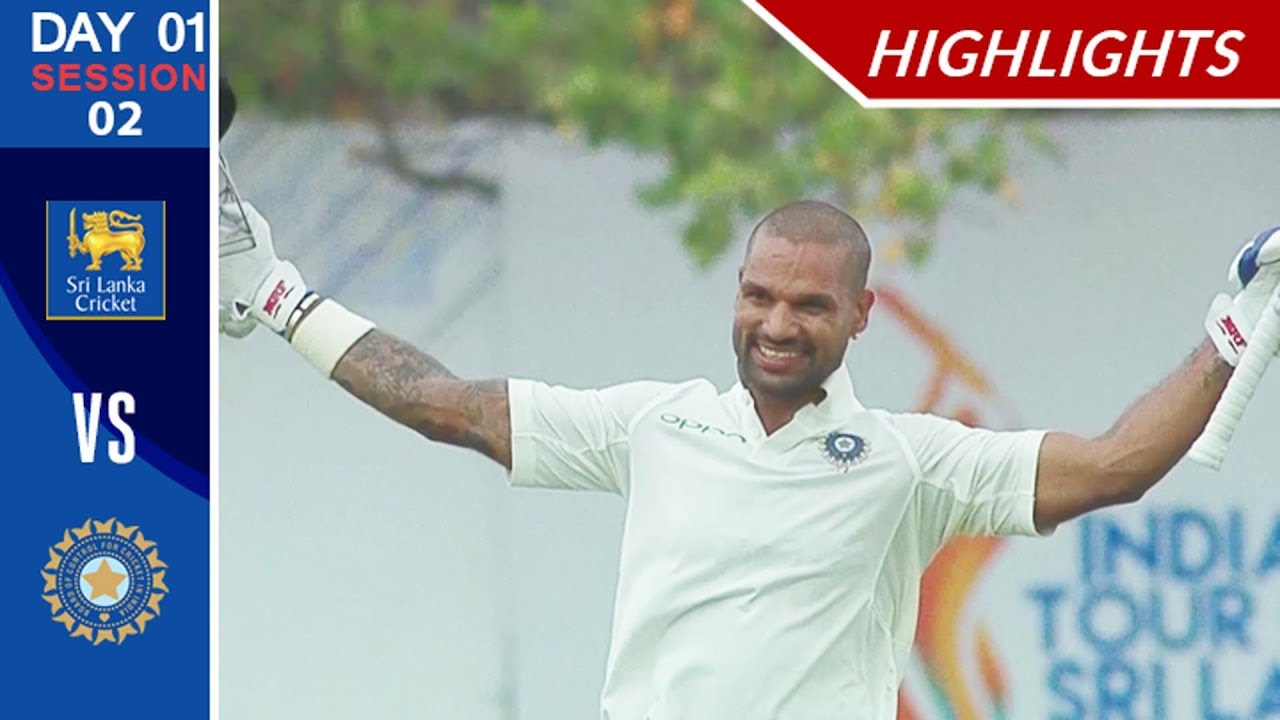 Session 2 Highlights - Sri Lanka vs India - 1st Test - Day 1 - 26th July, 2017