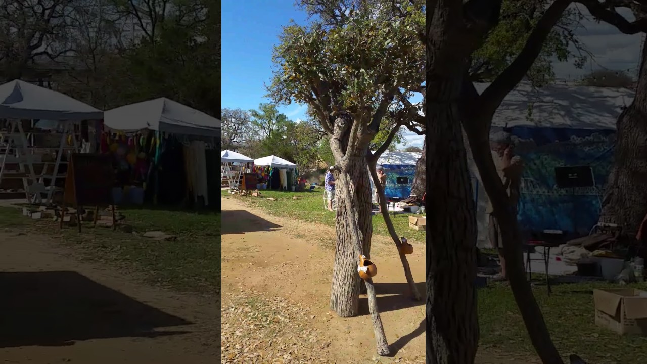 Walking, Talking, Tree at Llano Earth Art Festival
