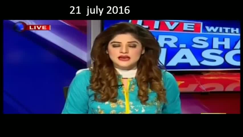 Live With Dr Shahid MAsood 21 July 2016