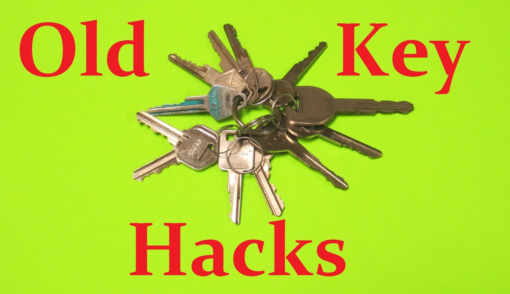 Old Key Life Hacks - Reusing Old Keys