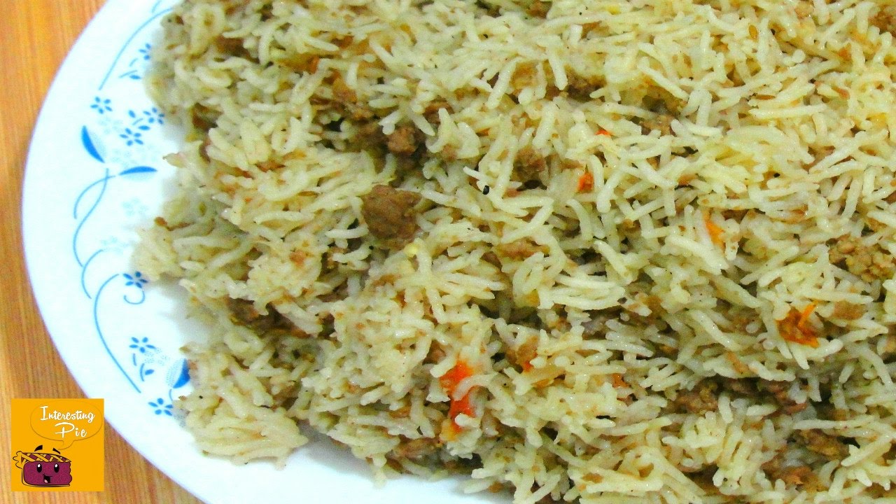 Mince Pulao Recipe!