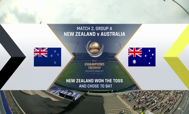 Australia vs New Zealand ICC Champions Trophy 2017 HIghlights