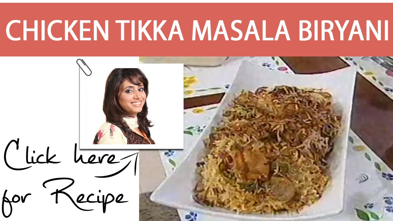 Tarka Recipe Chicken Tikka Masala Biryani by Chef Rida Aftab Masala TV 14 March 2016