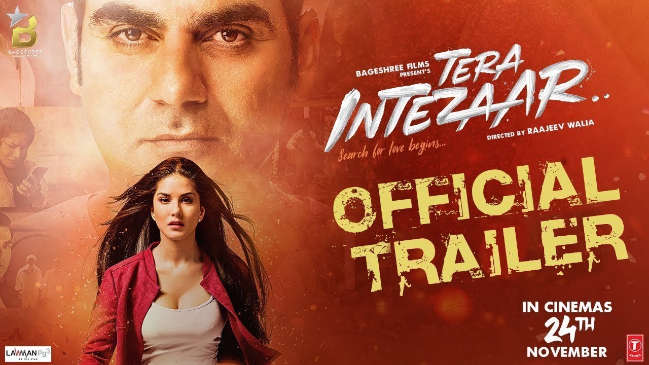 Official Trailer: Tera Intezaar | Sunny Leone | Arbaaz Khan |Raajeev Walia | Bageshree Films |24 Nov