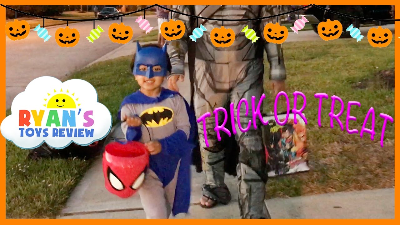 Kid Halloween Trick or Treat Candy Haul Prank on Ryan I told my Kid I ate all their Halloween Candy