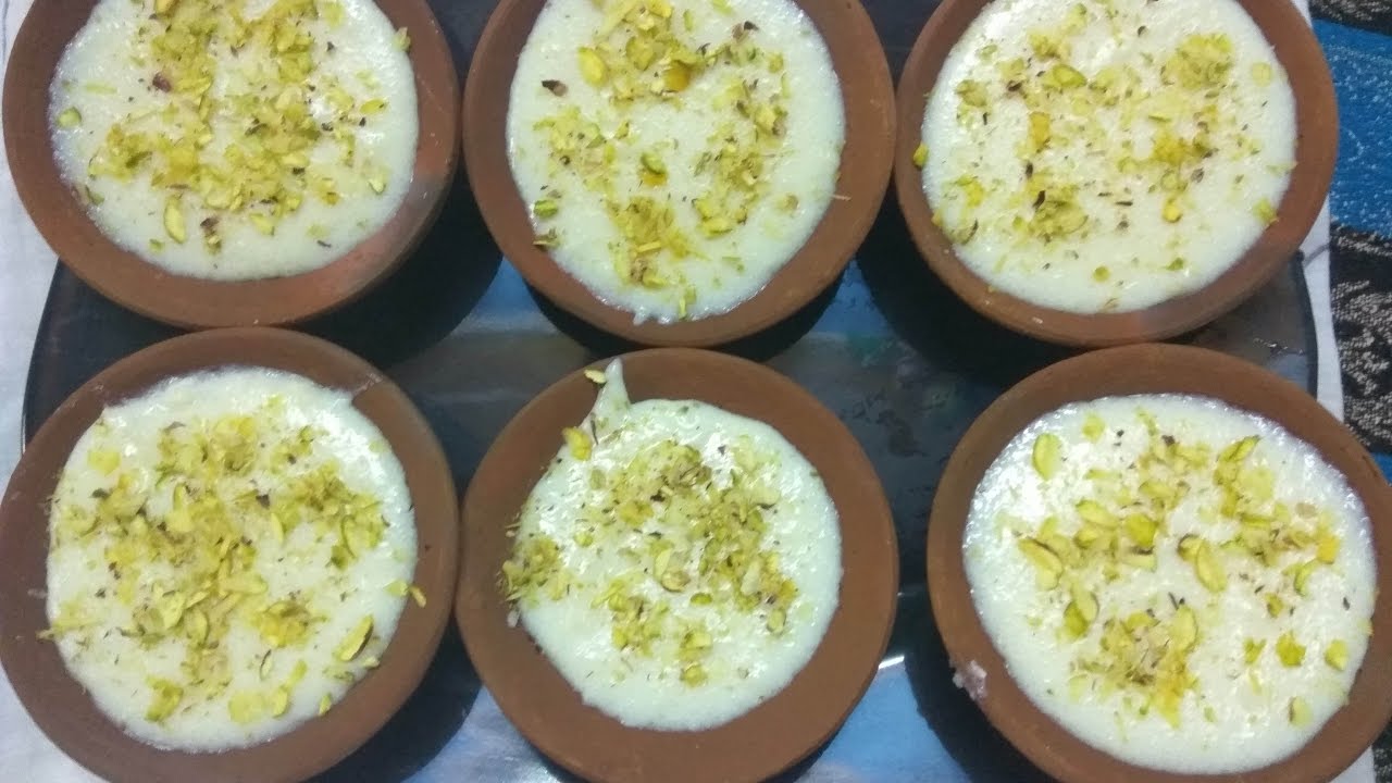 Phirni Indian Dessert