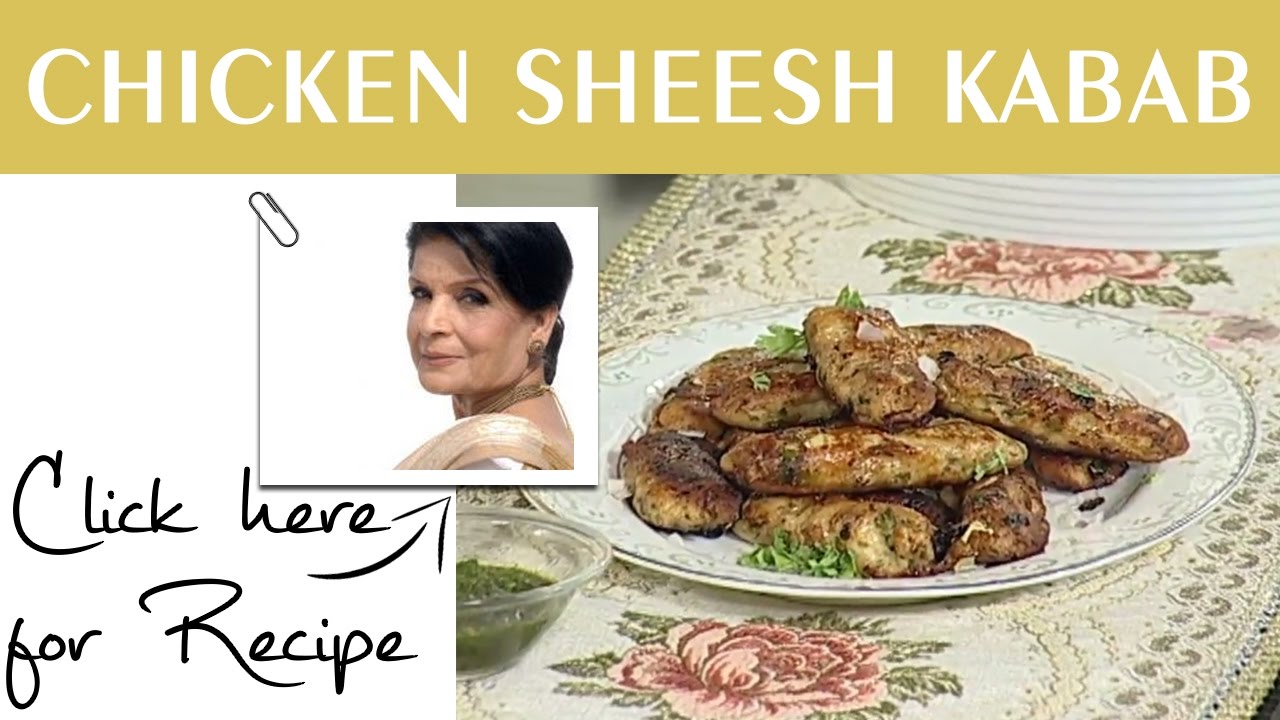 Handi Recipe Chicken Sheesh Kabab by Chef Zubaida Tariq Masala TV 24 October 2016