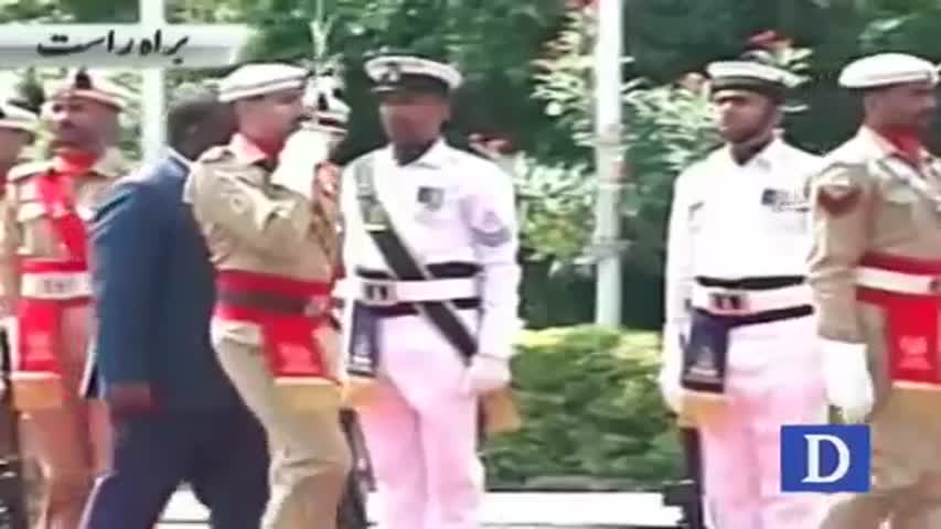 Senegal President Macky Sall arrives in Islamabad