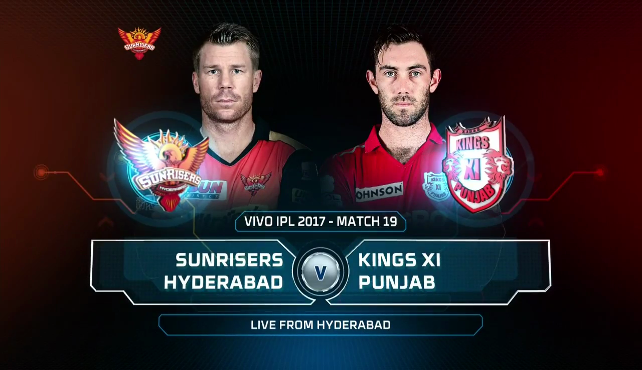 IPL 2017 19th Match SRH vs KXIP Highlights