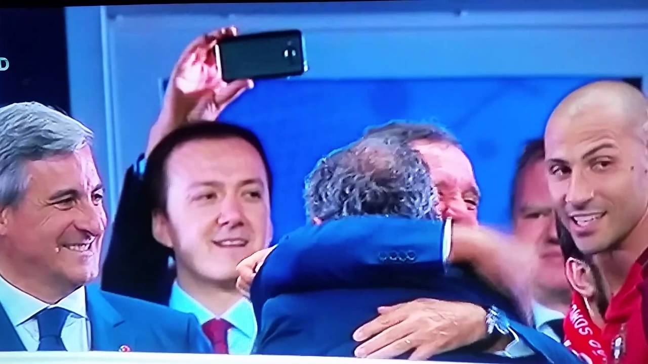 Euro 2016 final - Cristiano Ronaldo lift the EURO 2016 trophy for Portugal