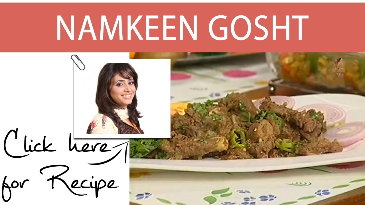 Tarka Recipe Namkeen Gosht by Chef Rida Aftab Masala TV 5 October 2016