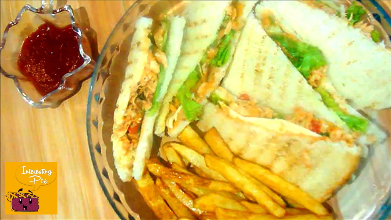 Spicy Chicken Salad and Cheese Sandwich