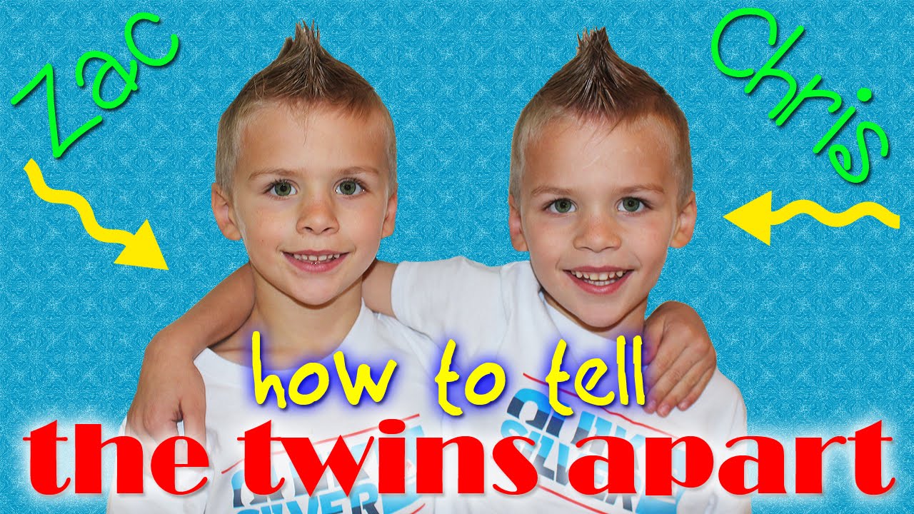 How to Tell the Twins Apart || Chris & Zac, Identical Twin Brothers