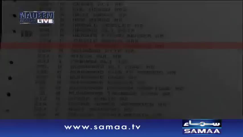 Nadeem Malik Live | SAMAA TV | 08 Dec 2016