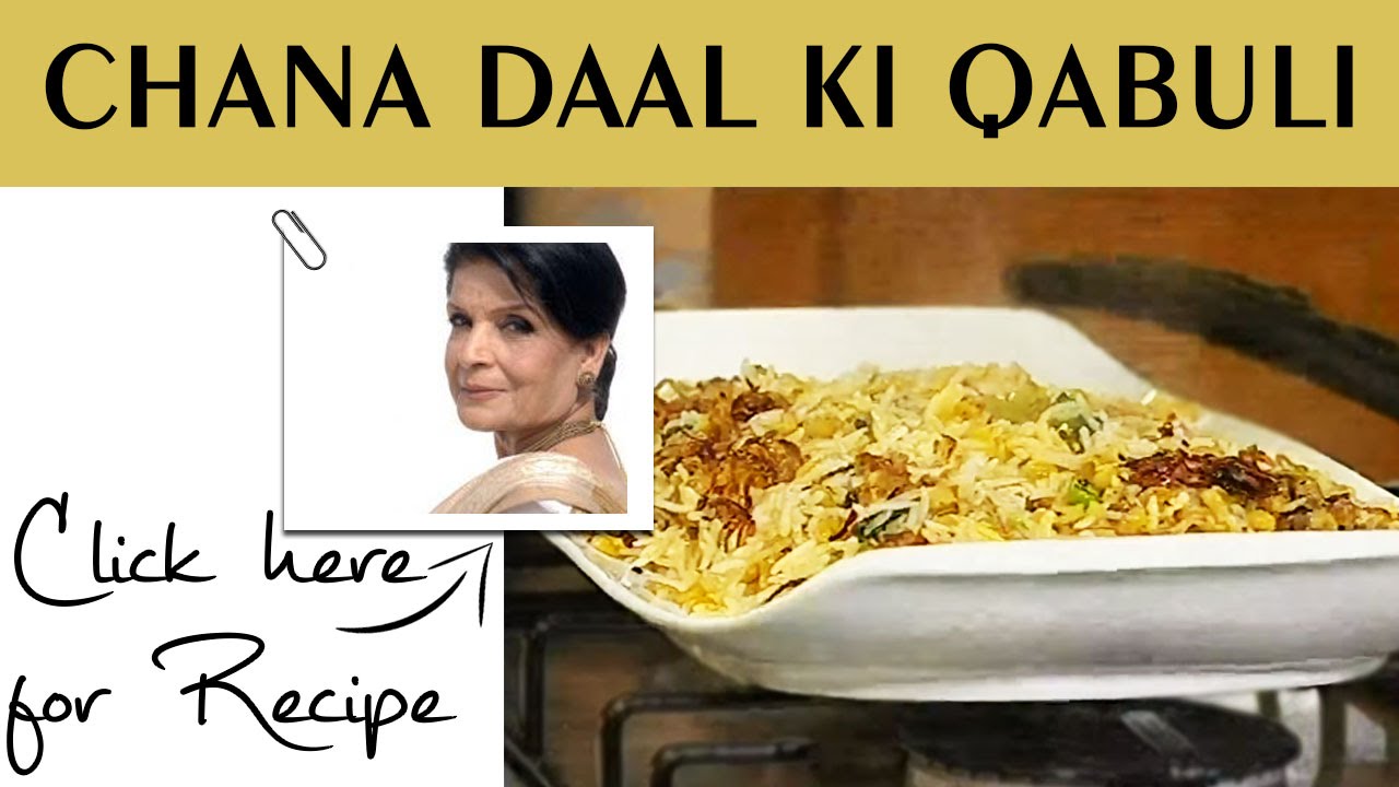 Handi Recipe Chana Daal ki Qabuli by Chef Zubaida Tariq Masala TV 21 June 2016