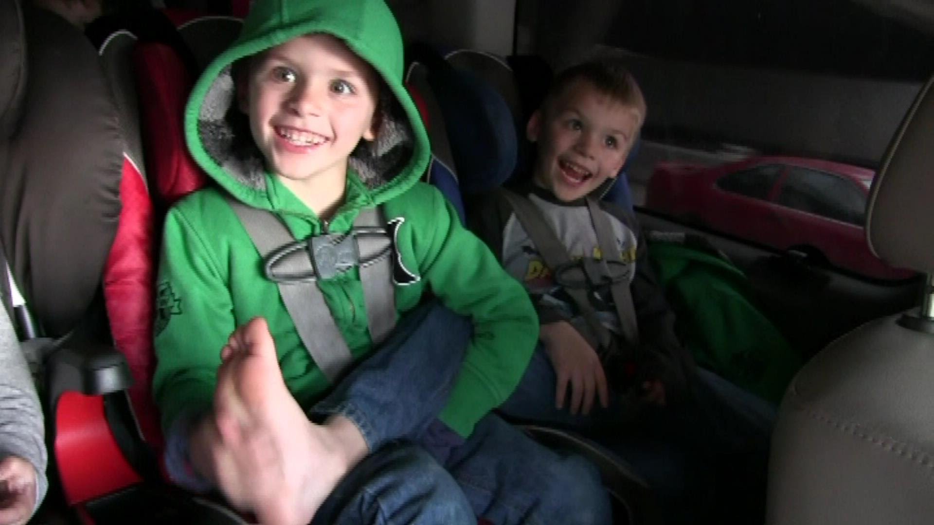 Twin Foot Tickle Challenge