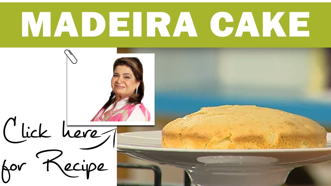 Masala Mornings Recipe Madeira Cake by Chef Shireen Anwar Masala TV 28 October 2016