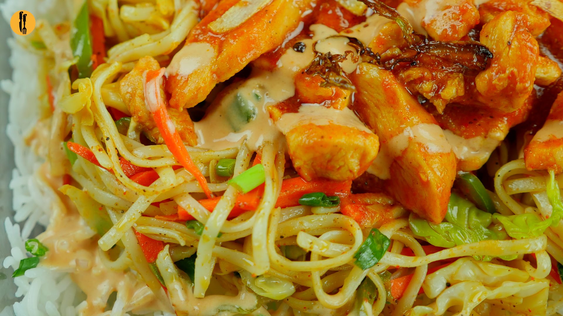 Quick and Easy Singaporean Rice Recipe (Urdu and English) Learn how to make it by Food Fusion