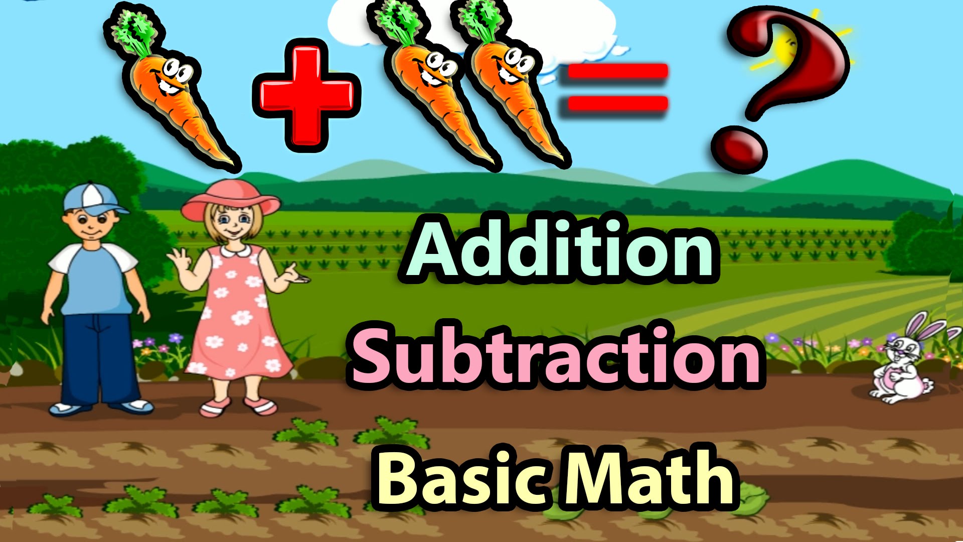 Basic Math For Kids: Addition and Subtraction, Science games, Preschool and Kindergarten Activities