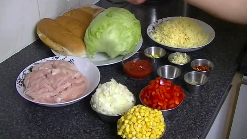 FOOT LONG CHICKEN SANDWICH *COOK WITH FAIZA*