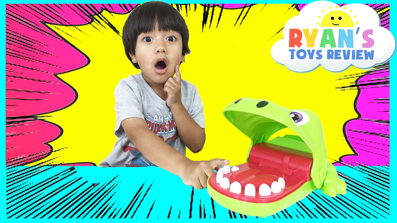 Crocodile Dentist Challenge Family Fun Game for Kids Disney Cars Toys Eggs Surprise Tsum Tsum