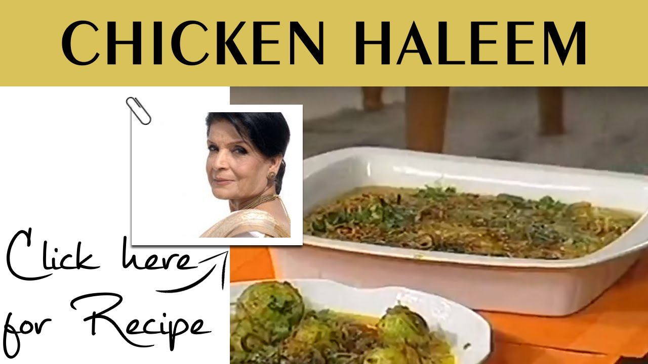 Handi Recipe Chicken Haleem by Chef Zubaida Tariq Masala TV 24 March 2016