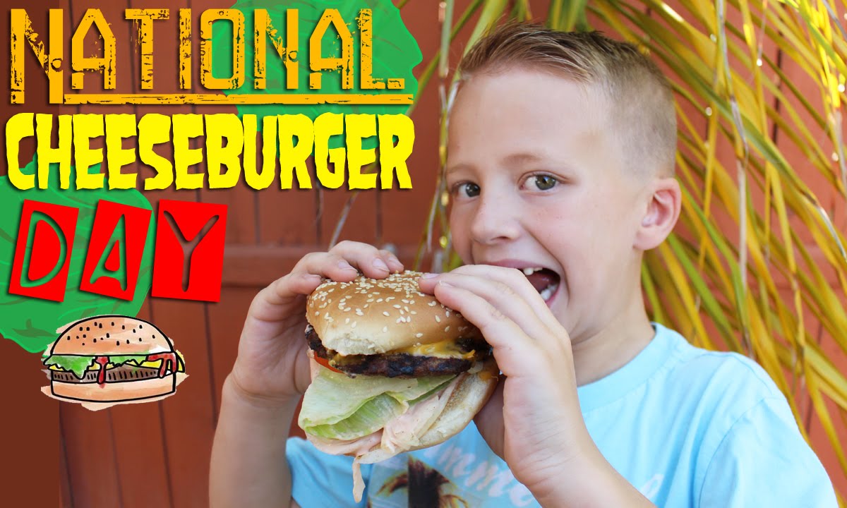 CHEESEBURGER OVERLOAD!!  It's National Cheeseburger Day!!