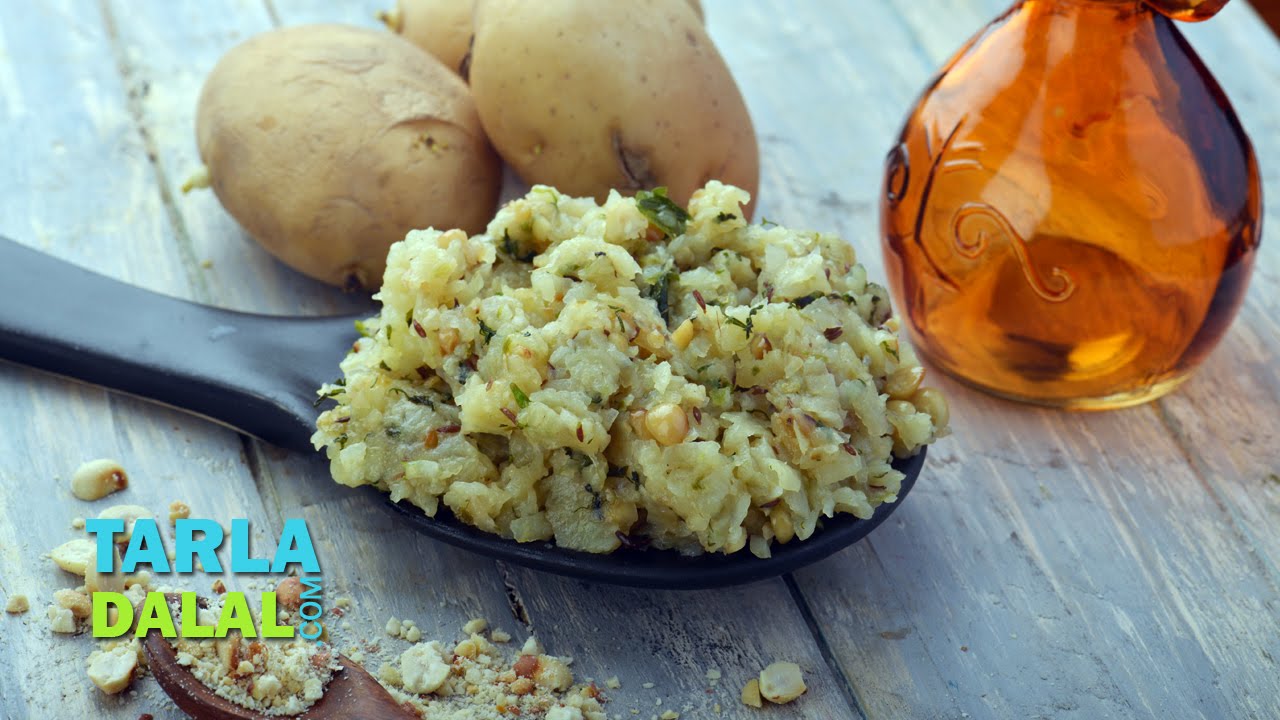 Potato Khichdi , Faral Aloo Khichdi by Tarla Dalal