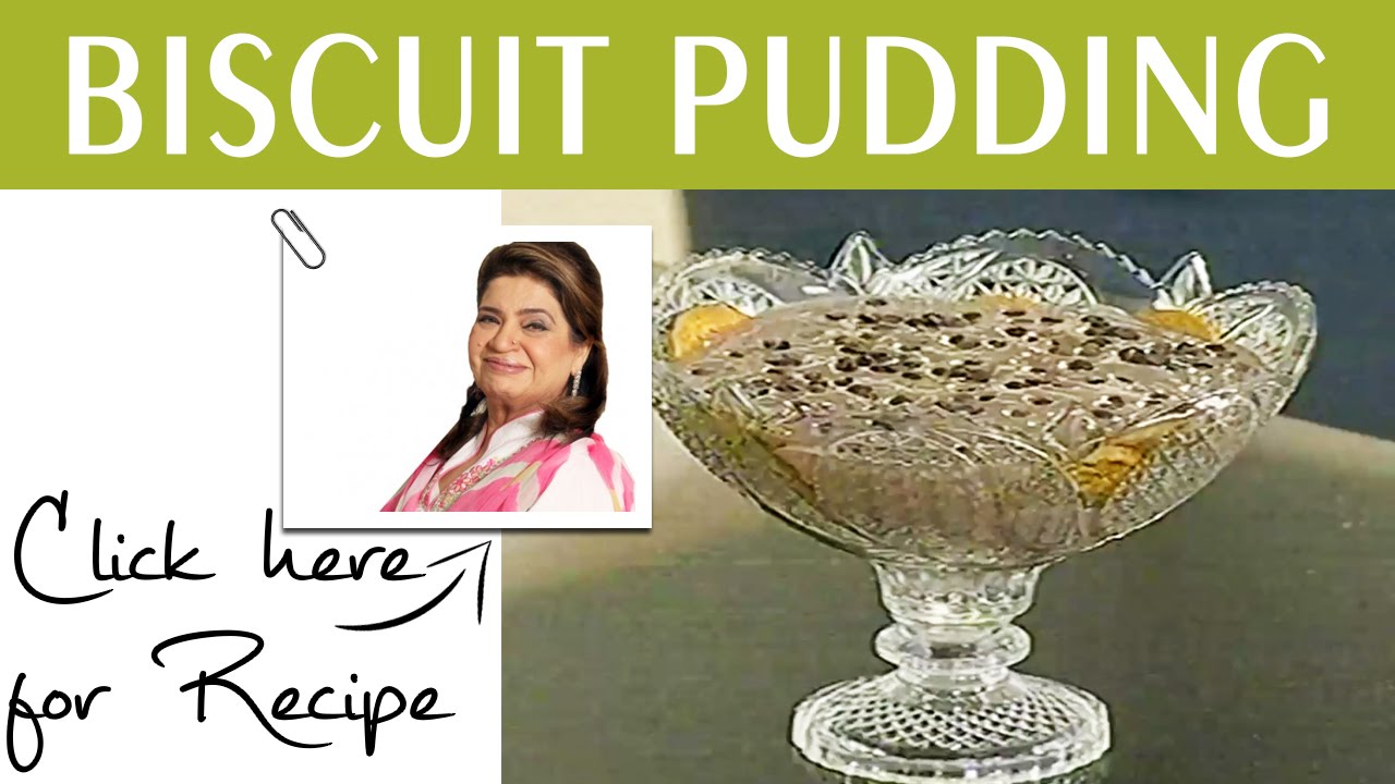 Masala Mornings Recipe Biscuit Pudding by Chef Shireen Anwar Masala TV 8 August 2016
