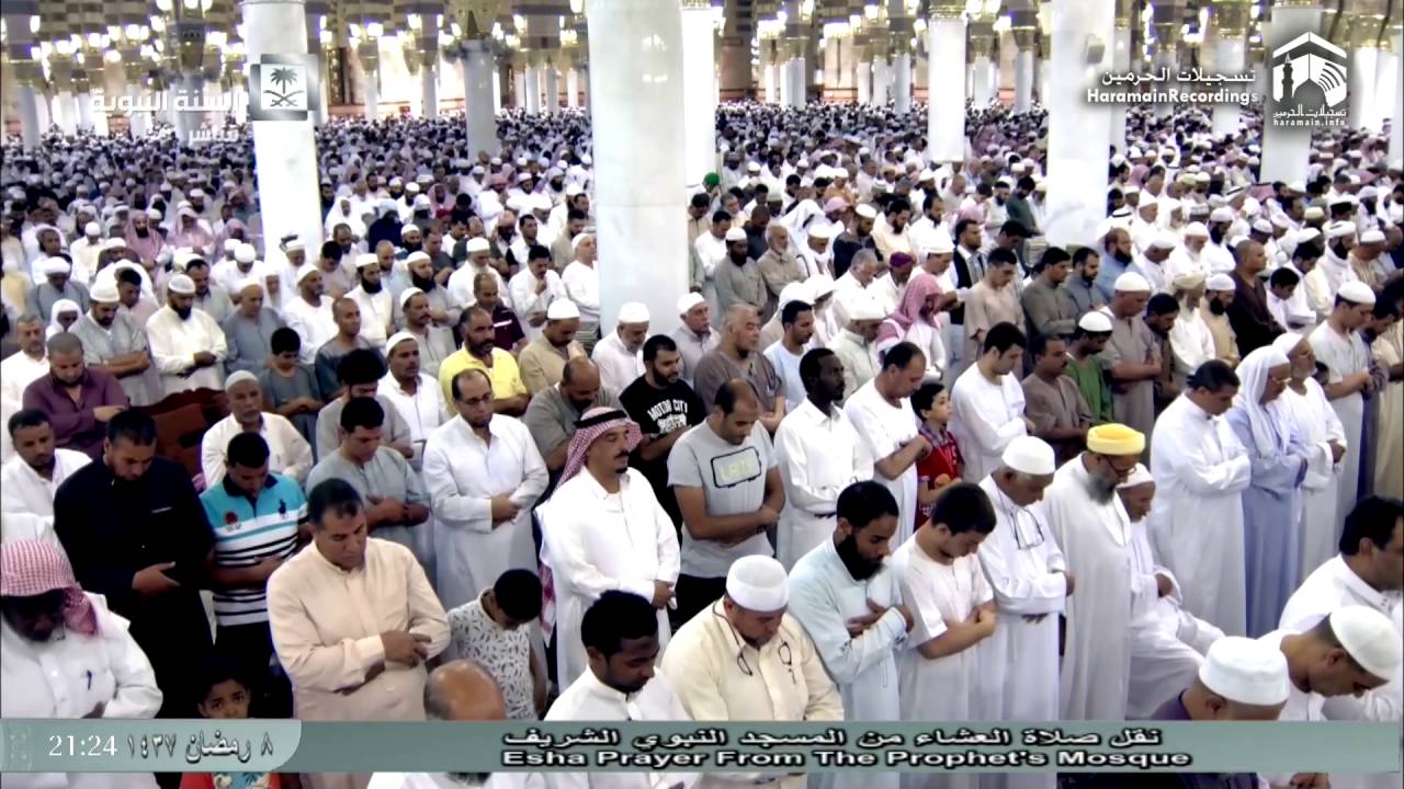 9th Ramadan 1437 Madeenah 'Isha Sheikh Ale Sheikh