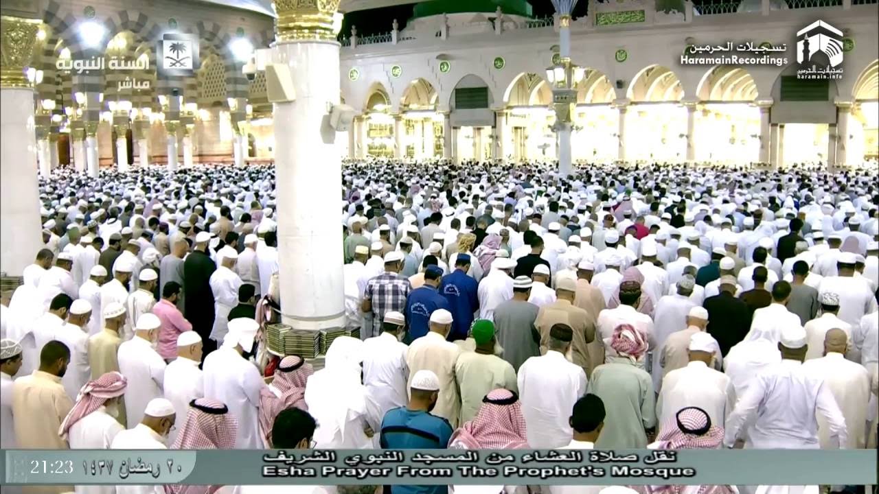 21st Ramadan 1437 Madeenah 'Isha Sheikh Ale Sheikh