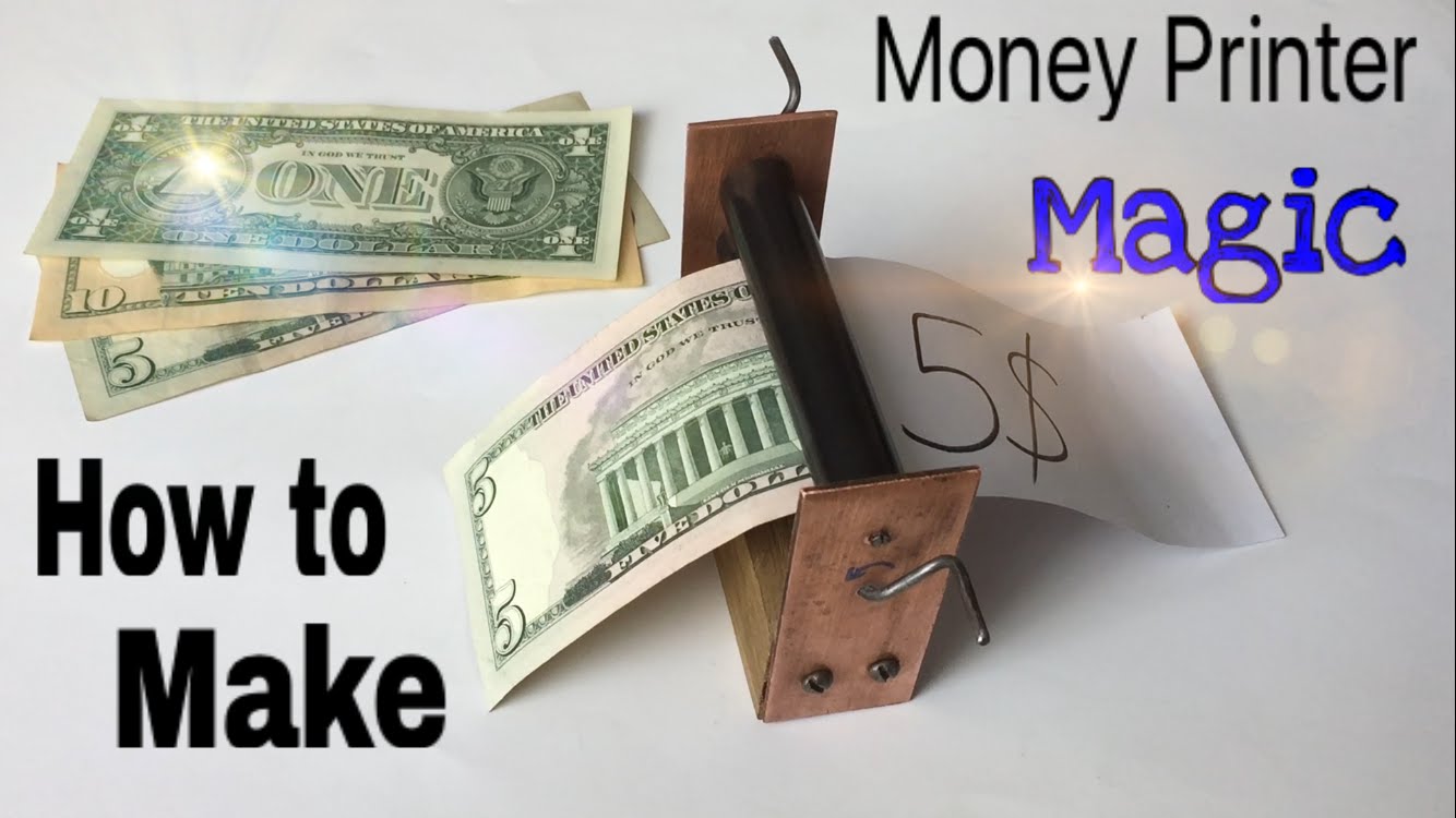 How to Make a Money Printer Machine - Easy Way - Magic Trick - Tutorial