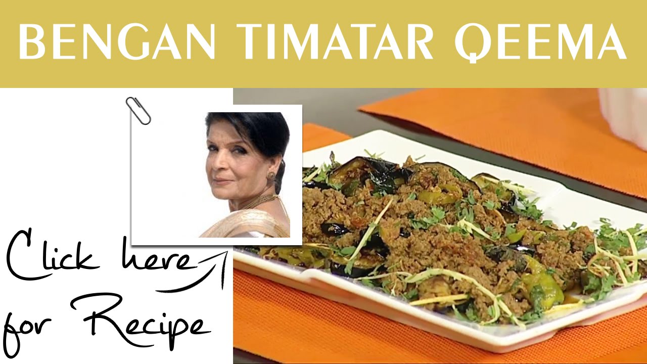 Handi Recipe Bengan Timatar Qeema by Chef Zubaida Tariq Masala TV 21 July 2016