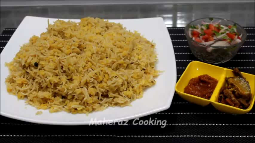 Dhuli Mong Masoor Daal ki Khichri    { GREEN AND PINK LENTILS WITH RICE }