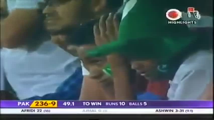 Pakistan vs India Last Over - Asia Cup 2014