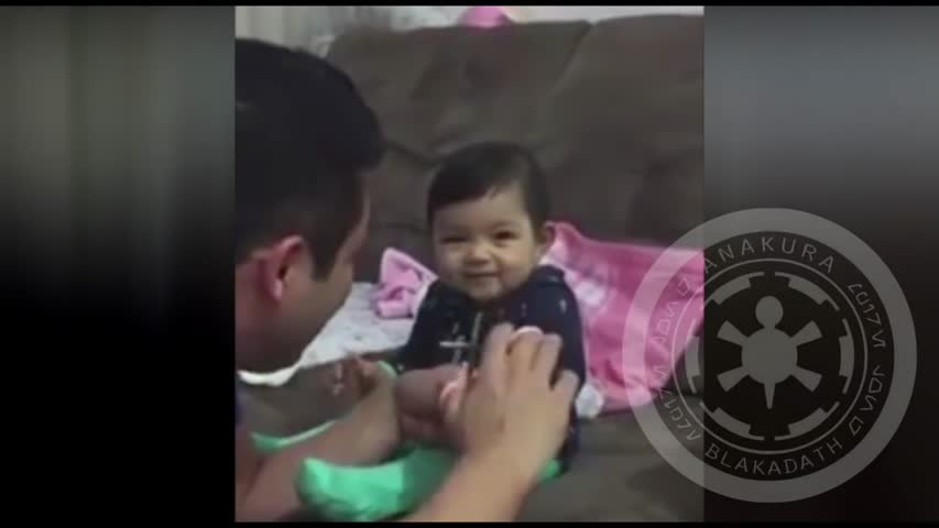 Cute AnaKura - Giggling in Hysterics | Dad tries to cut her nails