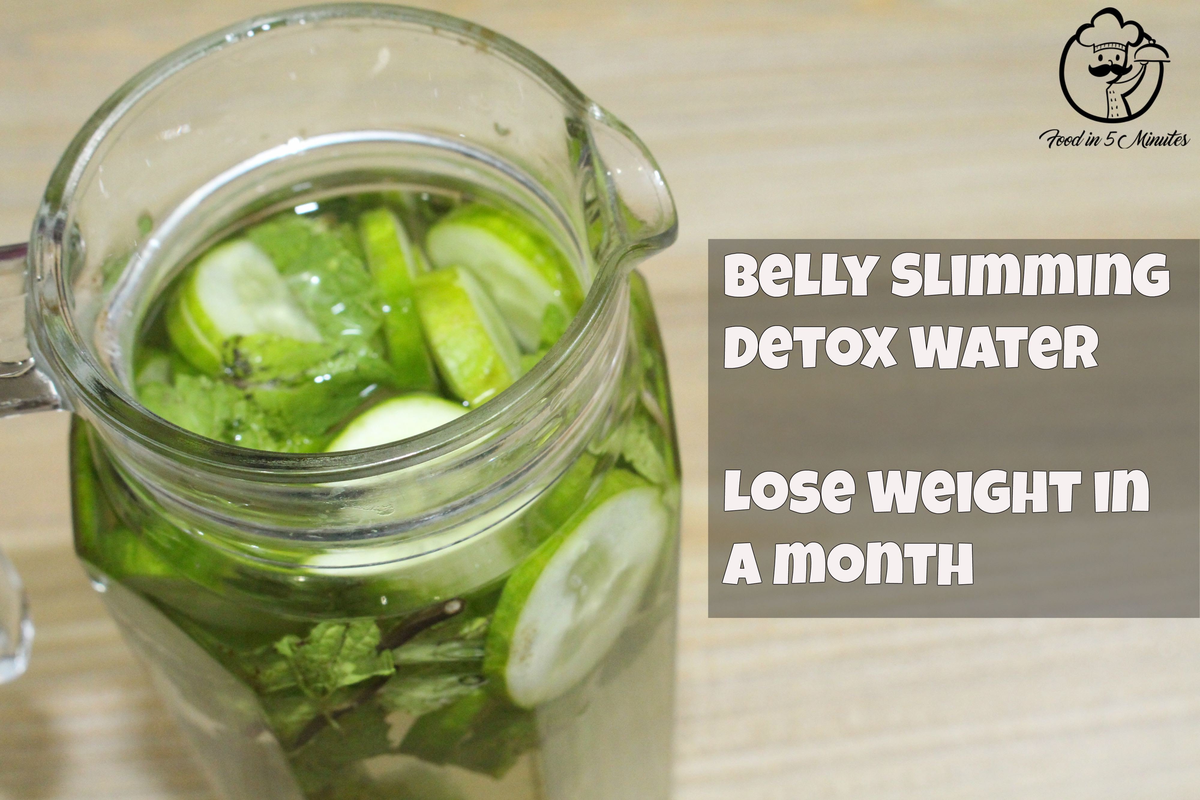 Learn how to reduce belly fat in a month - Belly Slimming Detox Water Drink