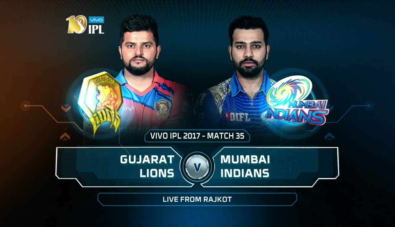 IPL 2017 35th Match GL vs MI Highlights