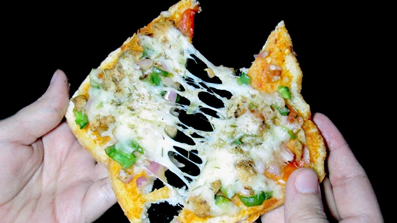 Bread Pizza Recipe - Quick and Easy Bread Pizza - Breakfast recipe