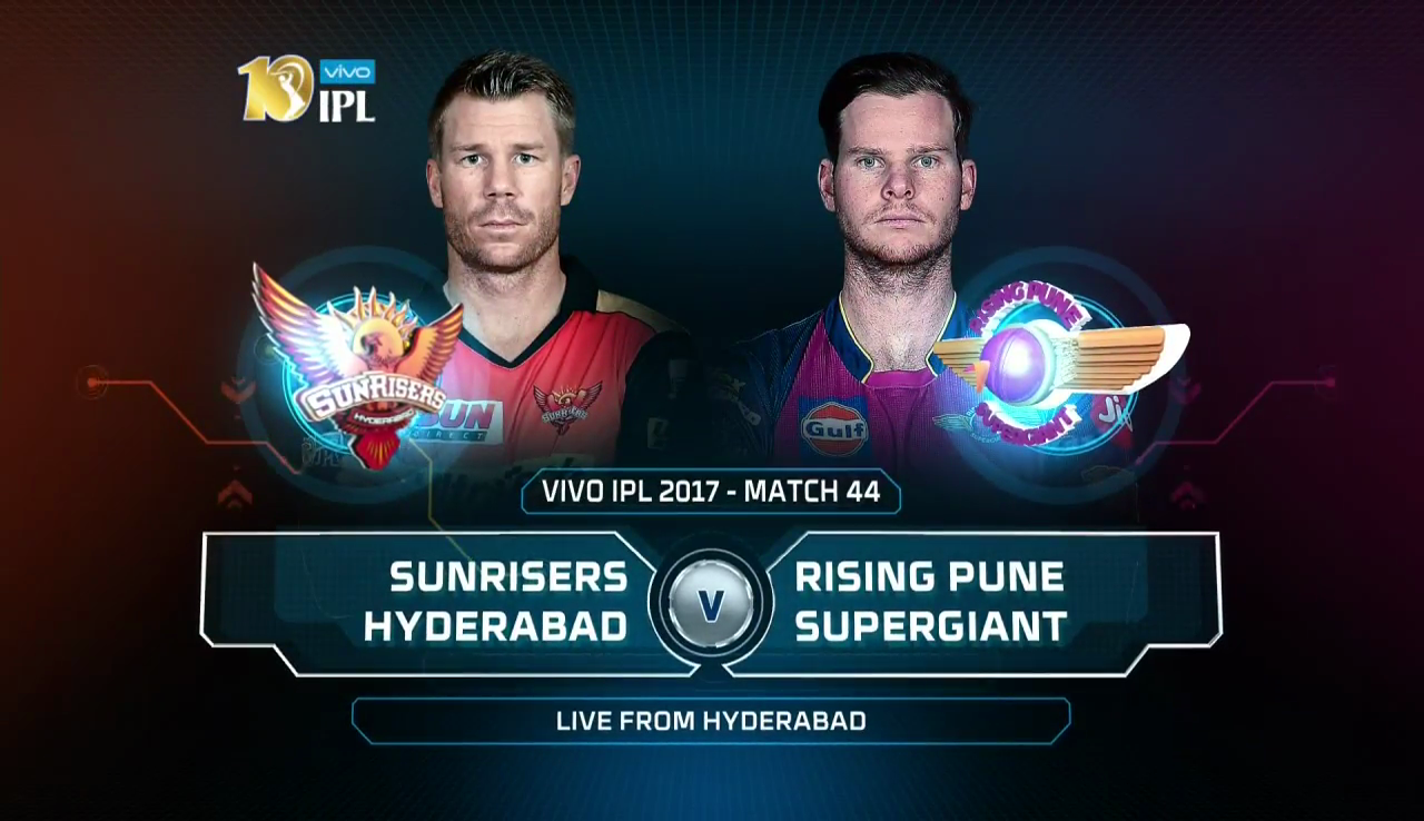 IPL 2017 44th Match SRH vs RPS Highlights