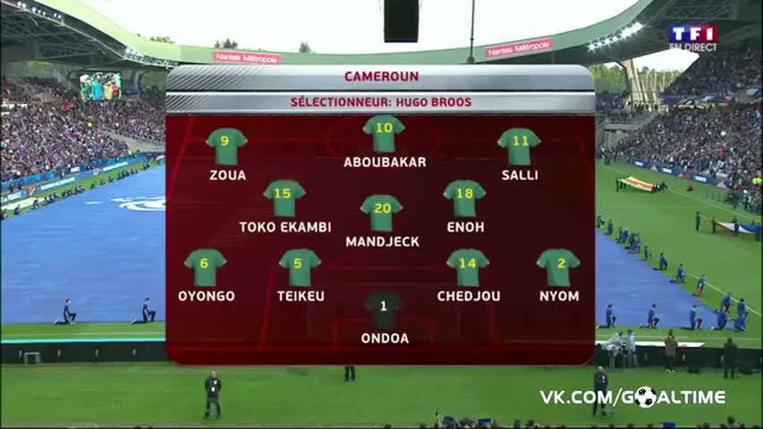 France vs Cameroon 3-2 Goals & Highlights 30/5/2016 