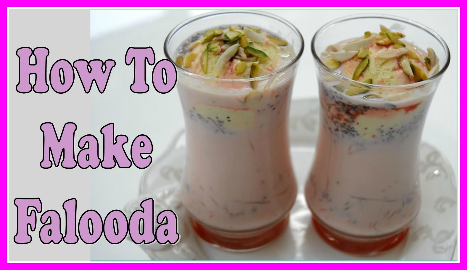 How to make Falooda Icecream Milkshake at home | Ramadan